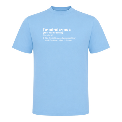 Unisex T-Shirt Feminismus - Sky Blue