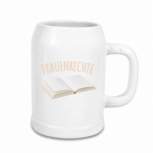 Frauenrechte - Bierkrug - weiß