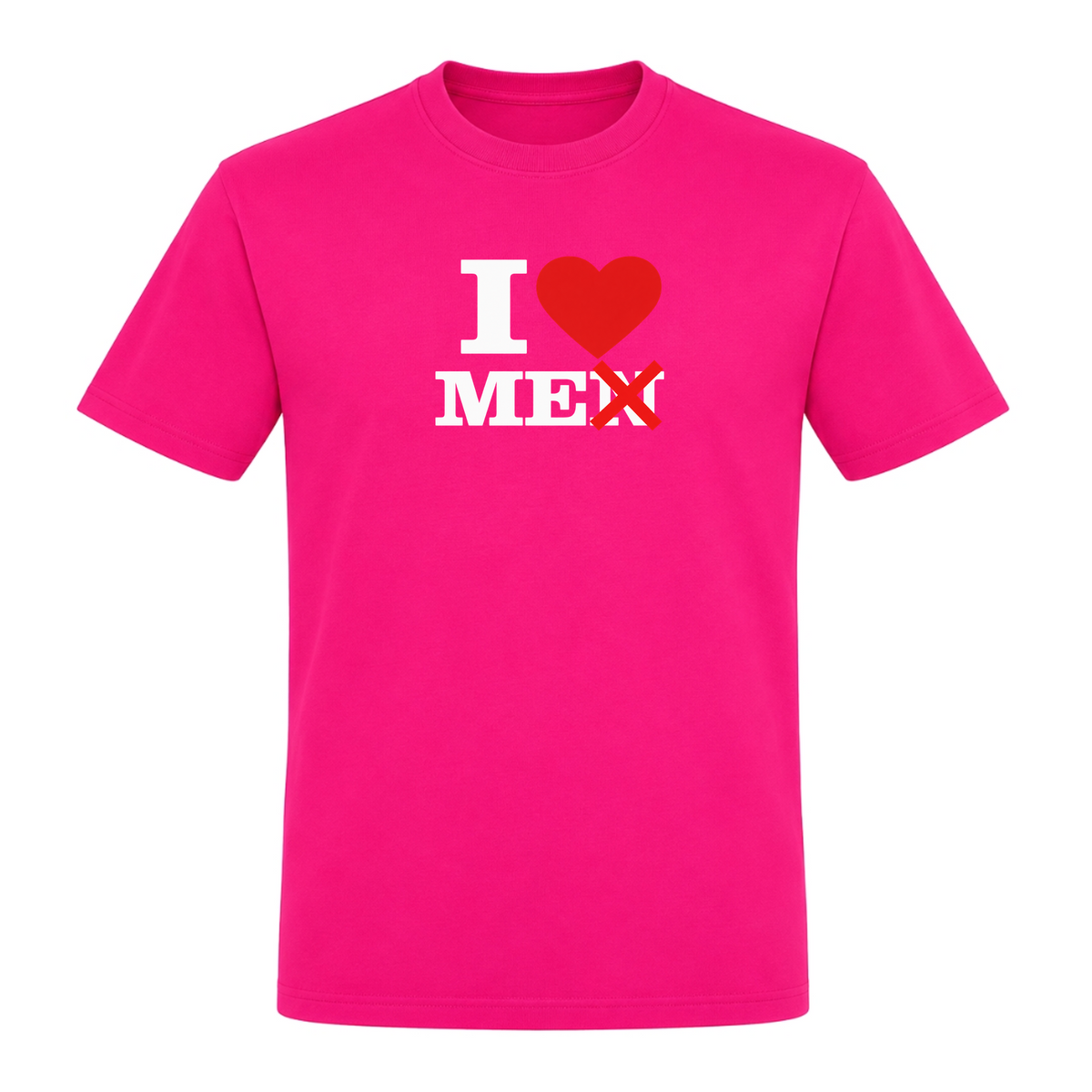 I ♥️ Me not Men Unisex T-Shirt - Fuchsia