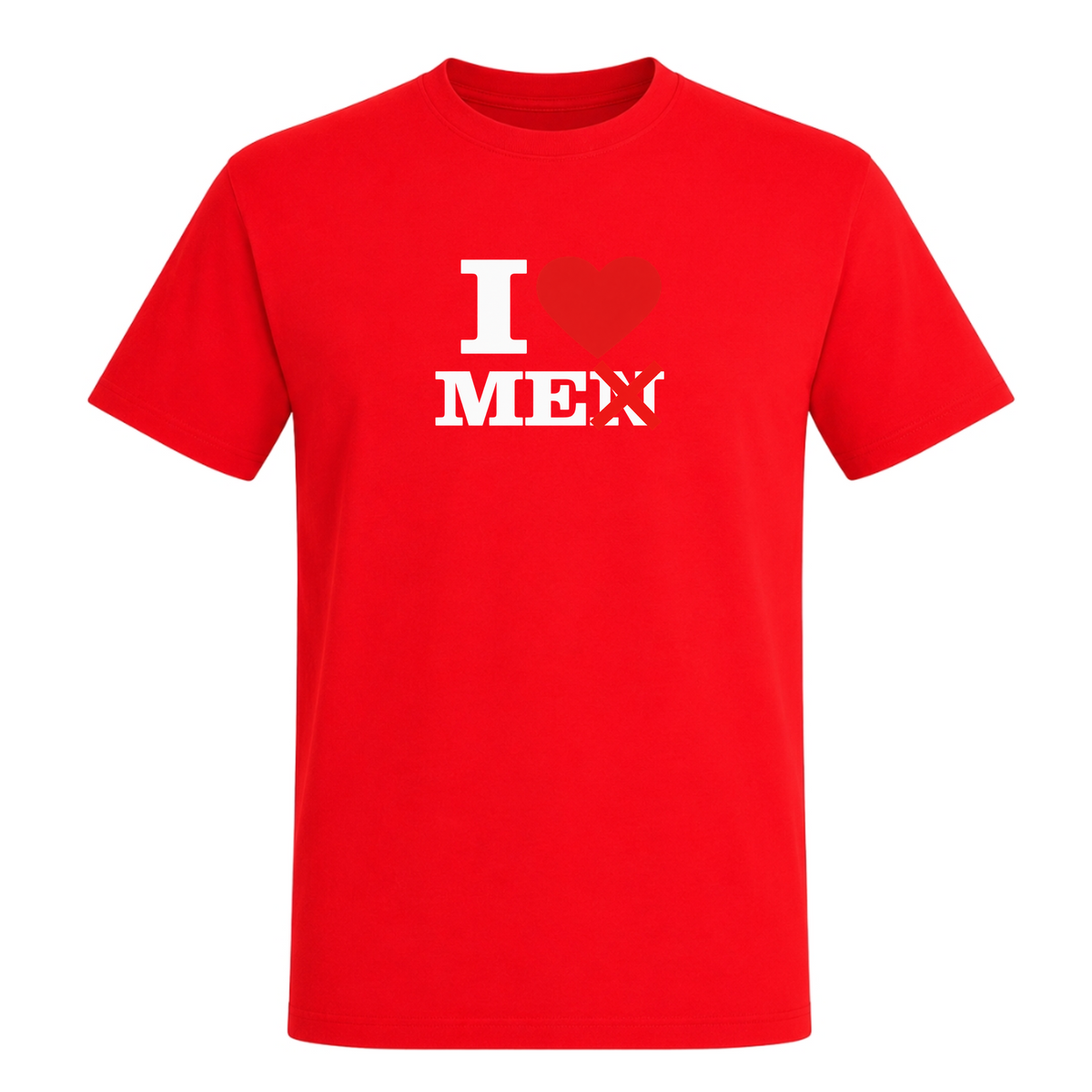 I ♥️ Me not Men Unisex T-Shirt - Red
