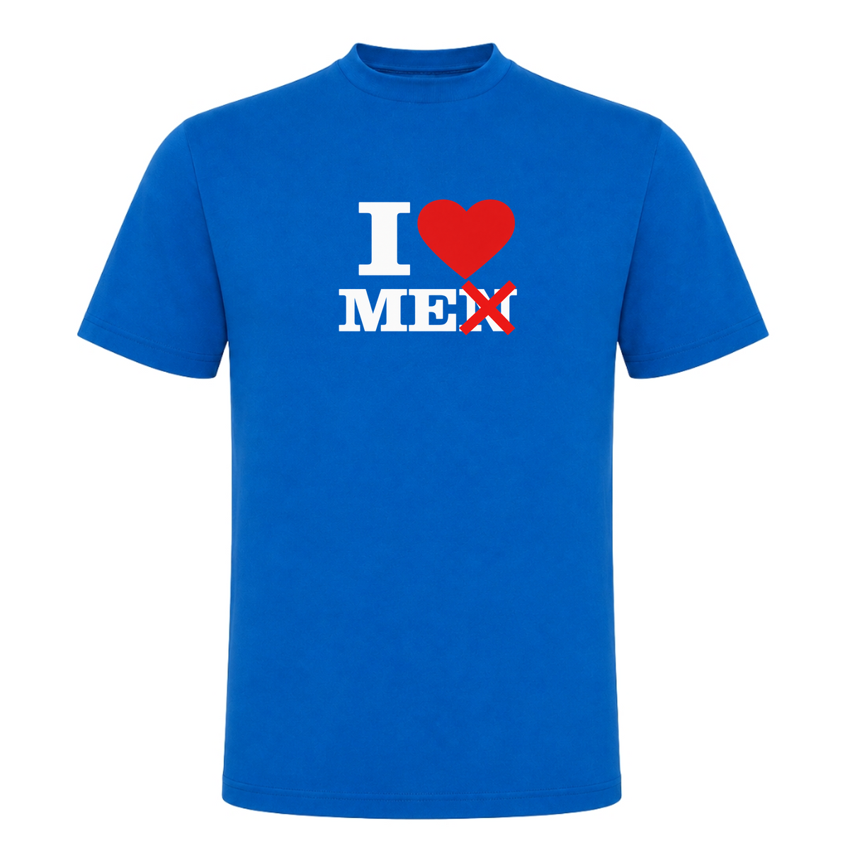 I ♥️ Me not Men Unisex T-Shirt - Royal Blue 241