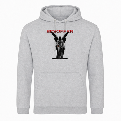 Unisex Hoodie Besoffen -  Heather Grey