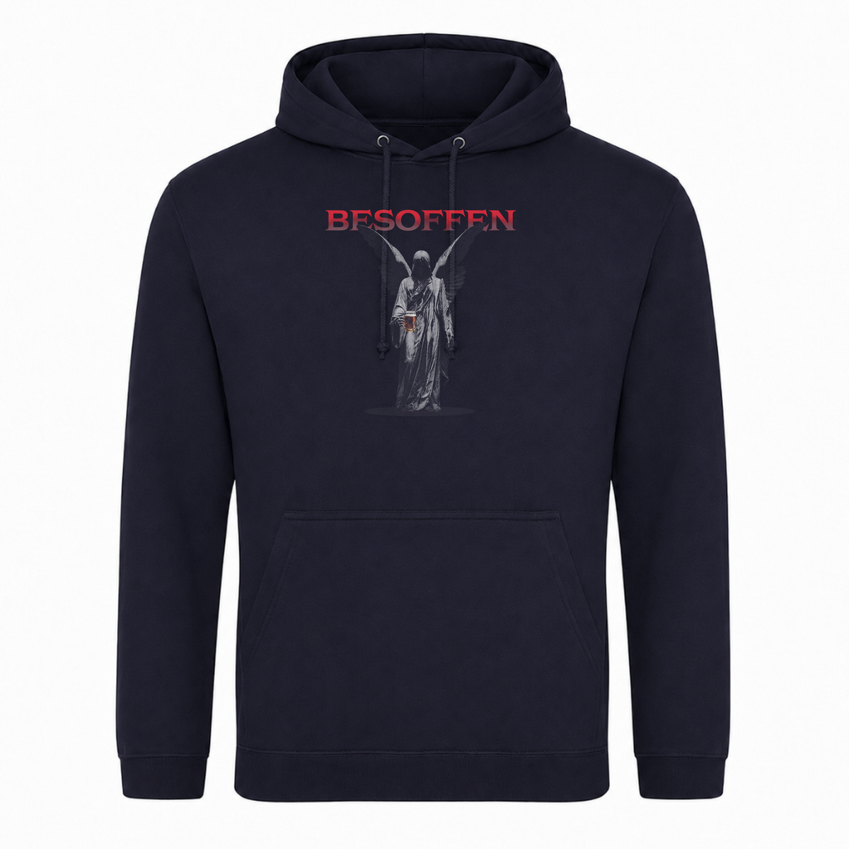 Unisex Hoodie Besoffen - French Navy