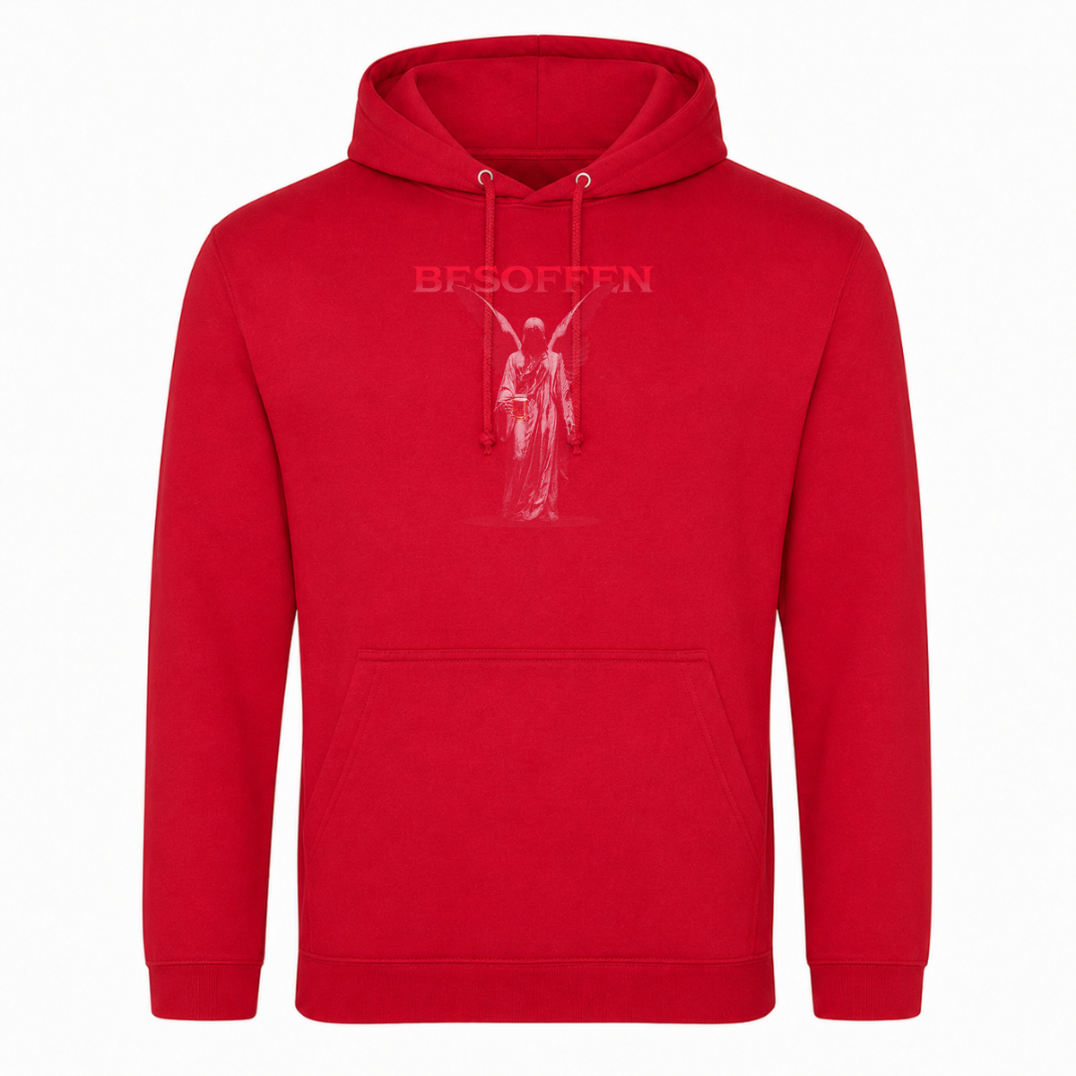 Unisex Hoodie Besoffen - rot