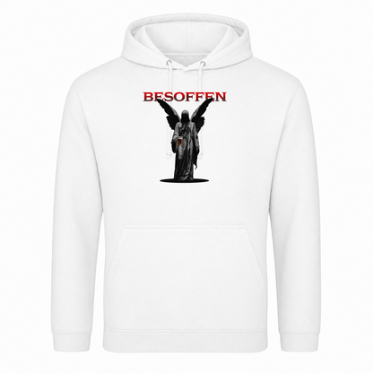 Unisex Hoodie Besoffen - Weiß