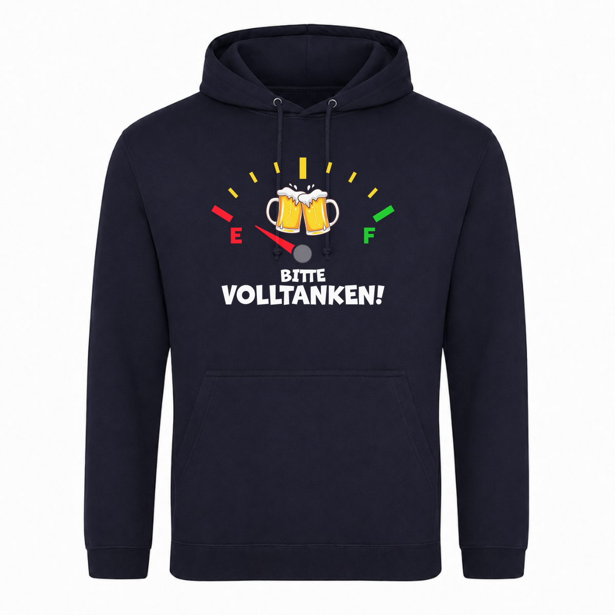 Unisex Hoodie Bitte Volltanken! - French Navy