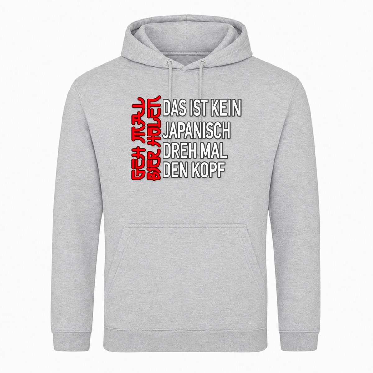Unisex Hoodie Geh mal Bier holen -  Heather Grey