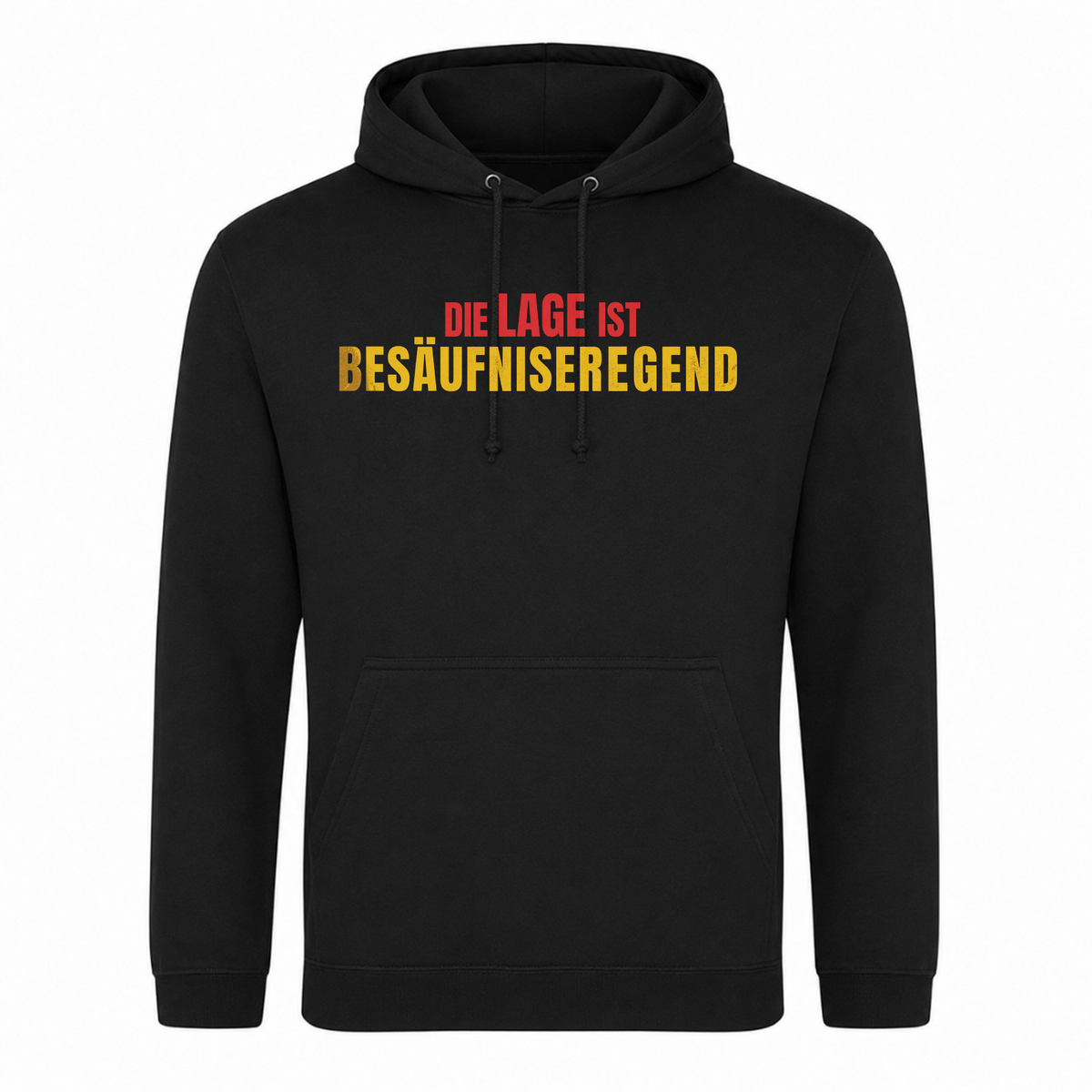 Unisex Hoodie Besäufniserregend - Schwarz