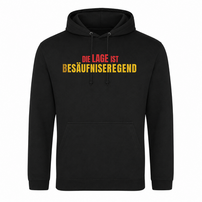 Unisex Hoodie Besäufniserregend - Schwarz