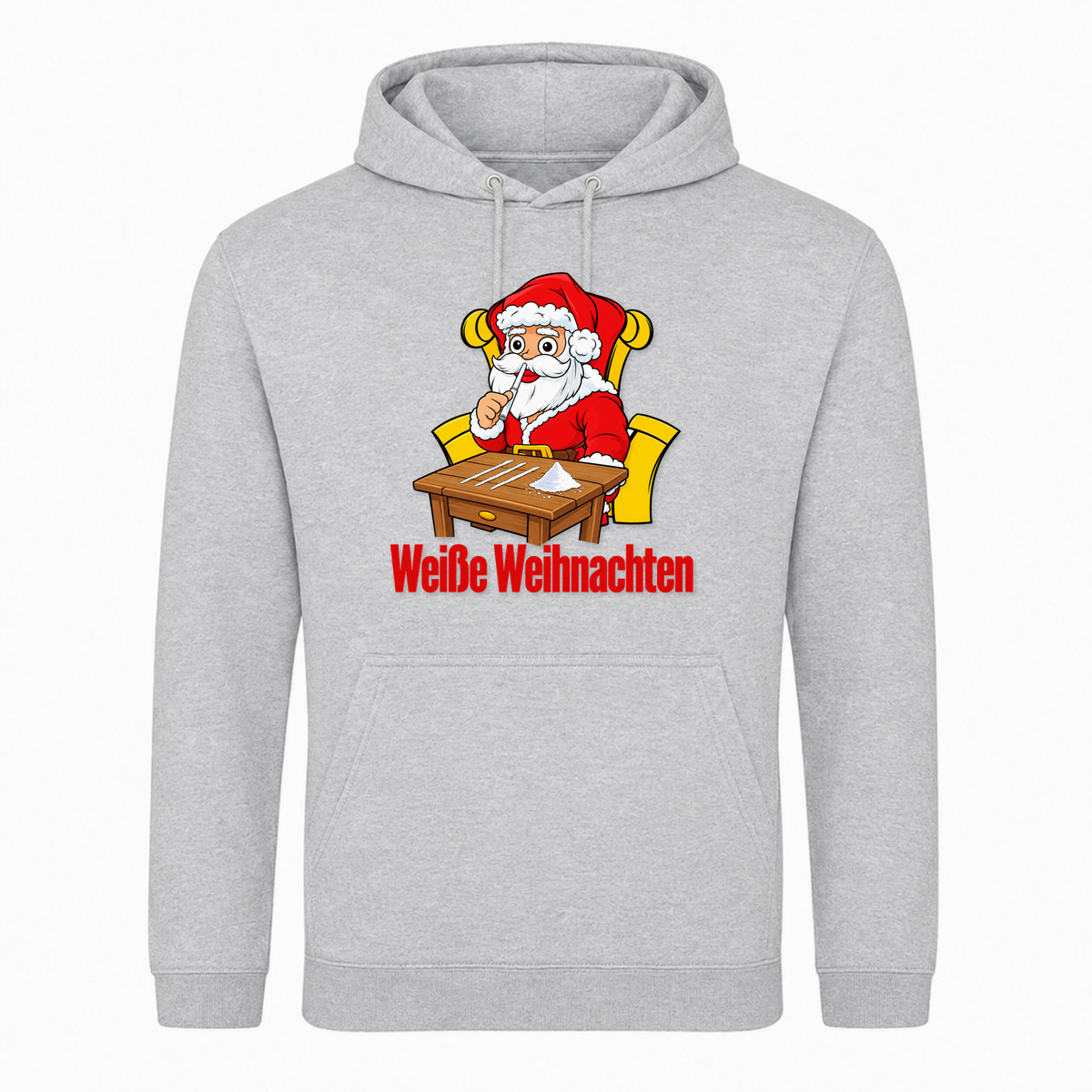 Unisex Hoodie Weiße Weihnachten  -  Heather Grey