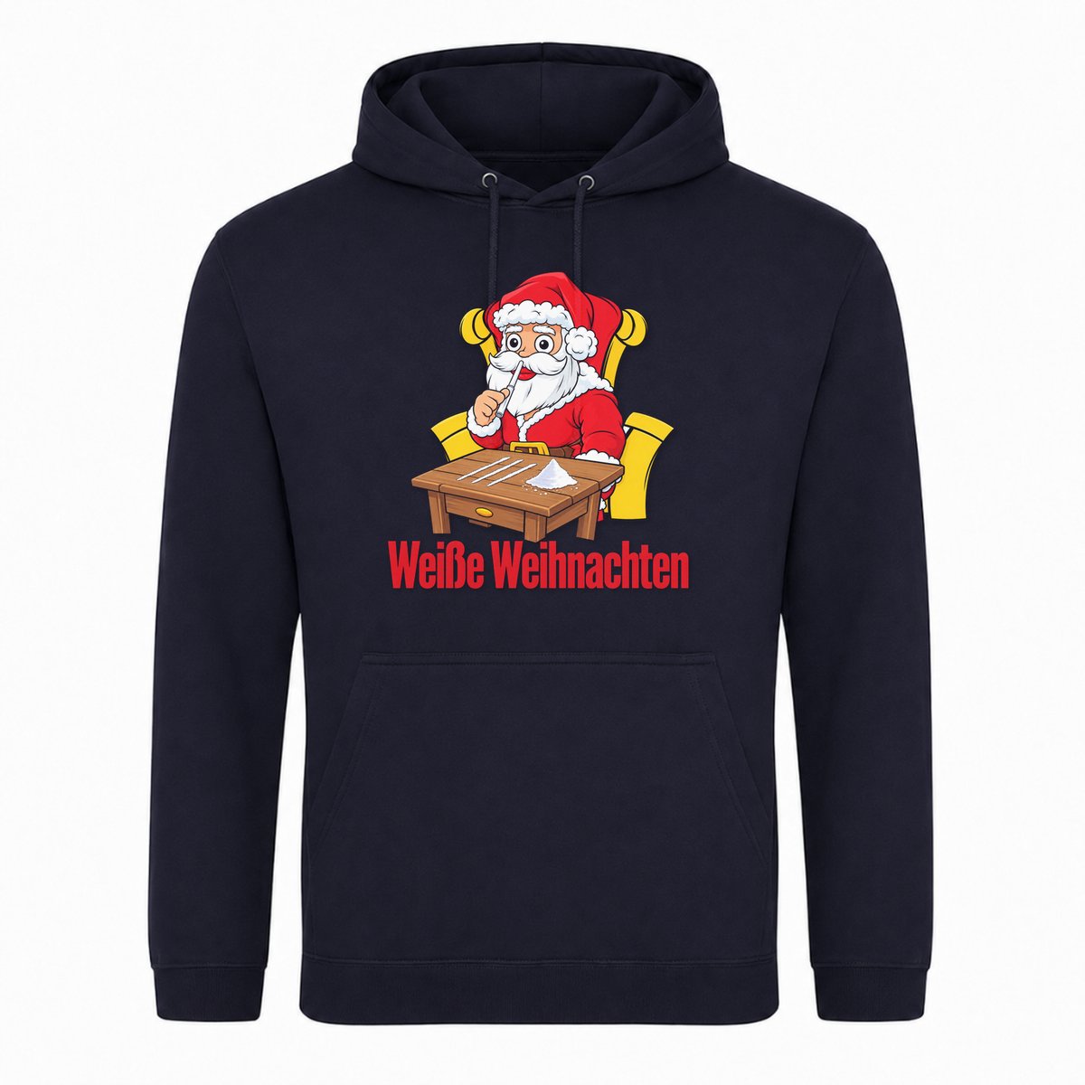 Unisex Hoodie Weiße Weihnachten  - French Navy