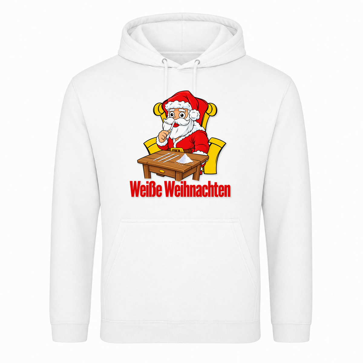 Unisex Hoodie Weiße Weihnachten  - Weiß