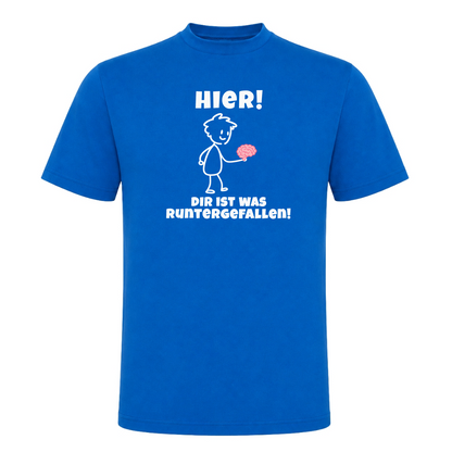 Unisex T-Shirt Gehirn - Royal Blue 241