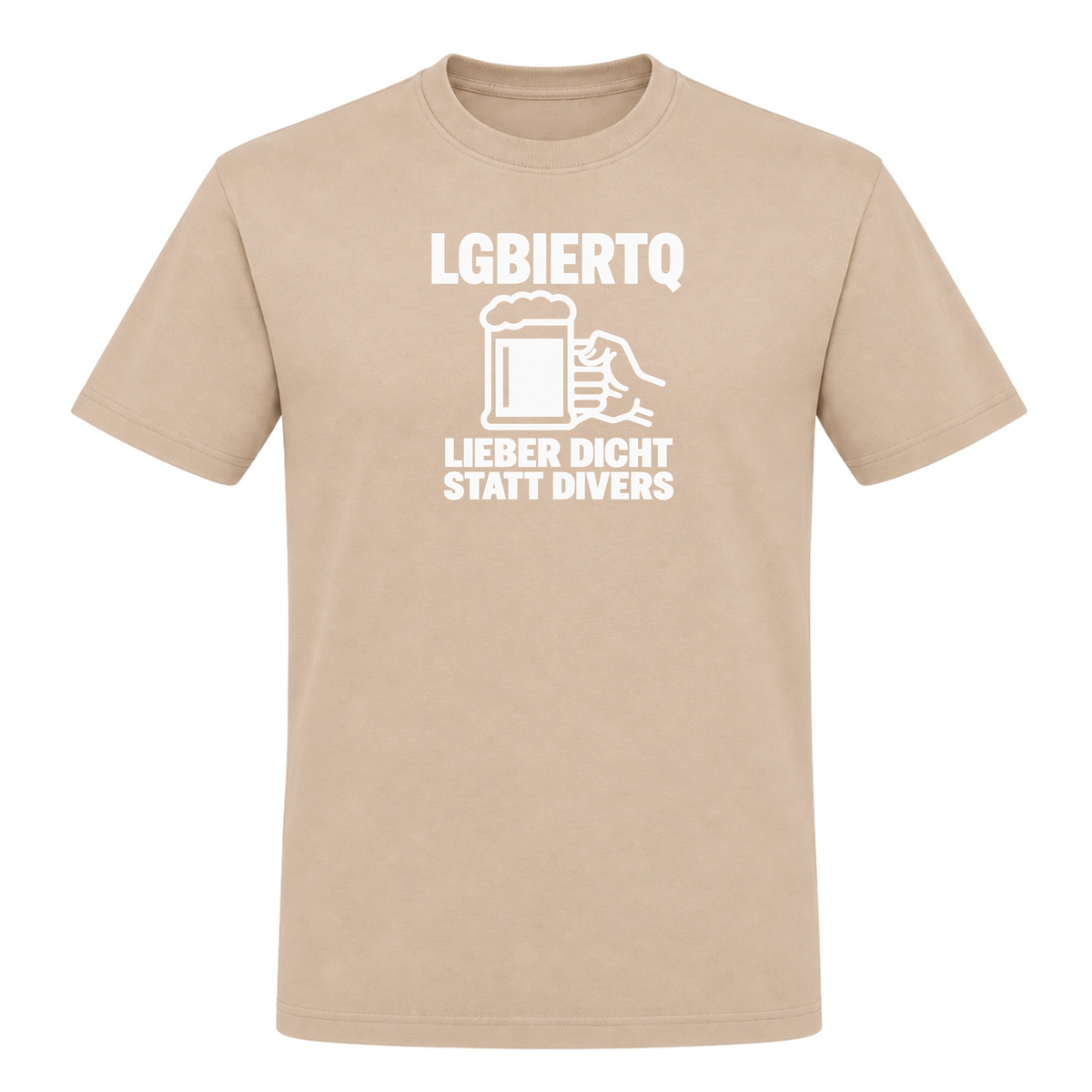 Unisex T-Shirt LGBIERTQ Lieber Dicht statt Divers - Rope