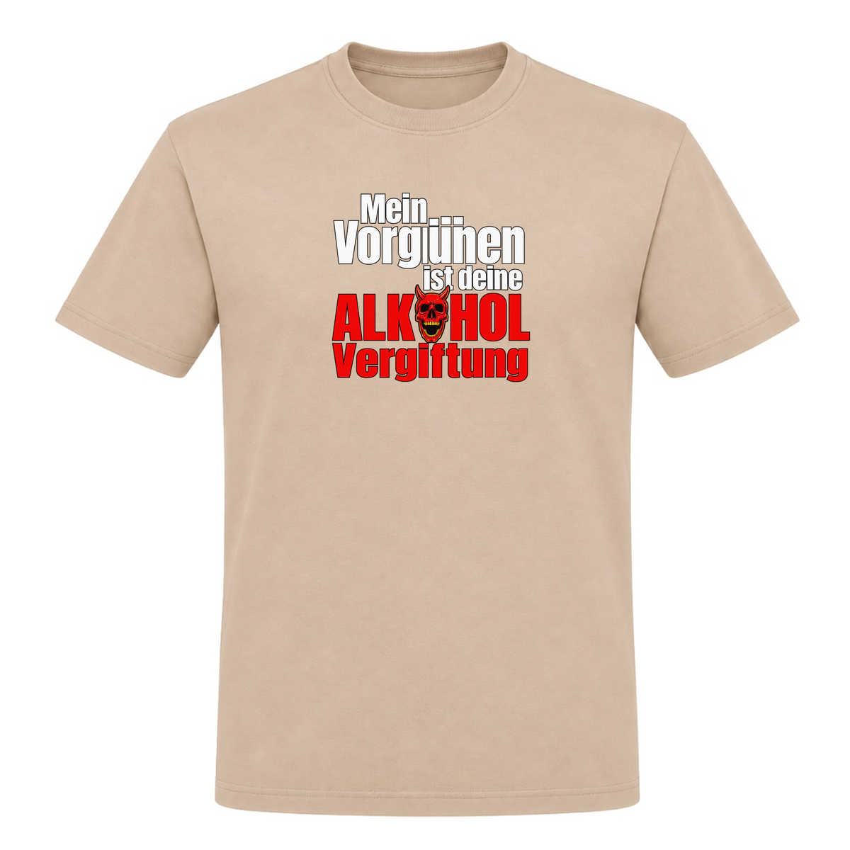 Unisex T-Shirt Alkoholvergiftung - Rope