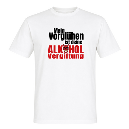 Unisex T-Shirt Alkoholvergiftung - White