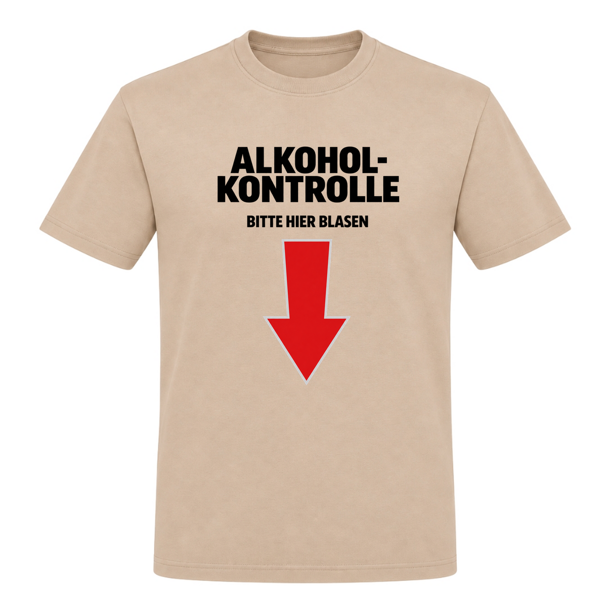 Unisex T-Shirt Alkoholkontrolle - Rope