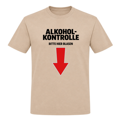 Unisex T-Shirt Alkoholkontrolle - Rope