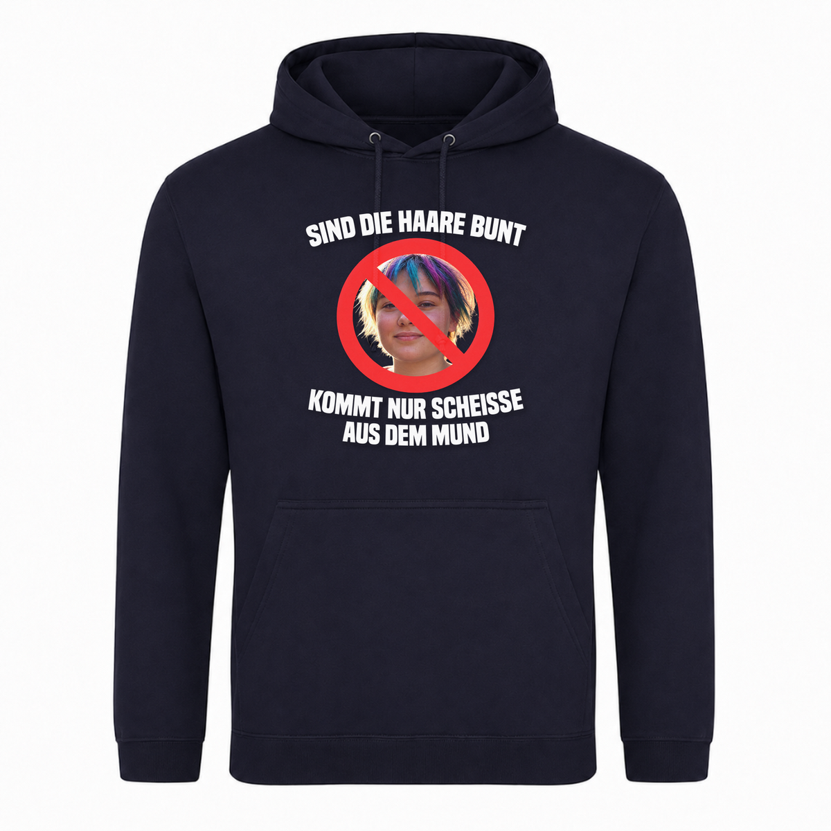 Unisex Hoodie Sind die Haare Bunt... - French Navy