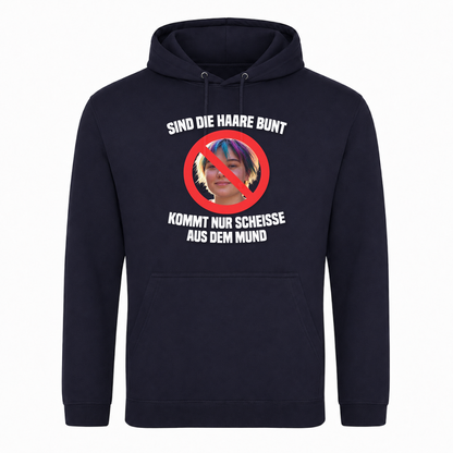 Unisex Hoodie Sind die Haare Bunt... - French Navy