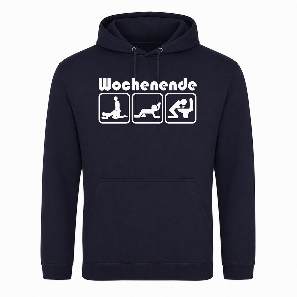 Unisex Hoodie Wochenende - French Navy