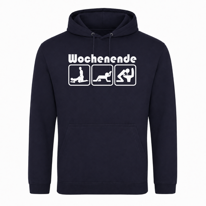 Unisex Hoodie Wochenende - French Navy