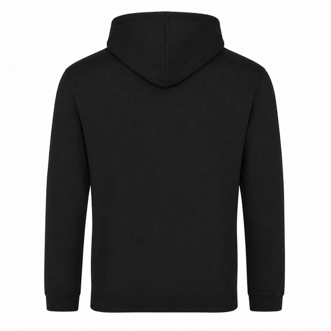 Unisex Hoodie Danke Mama - Schwarz - Rueckseite