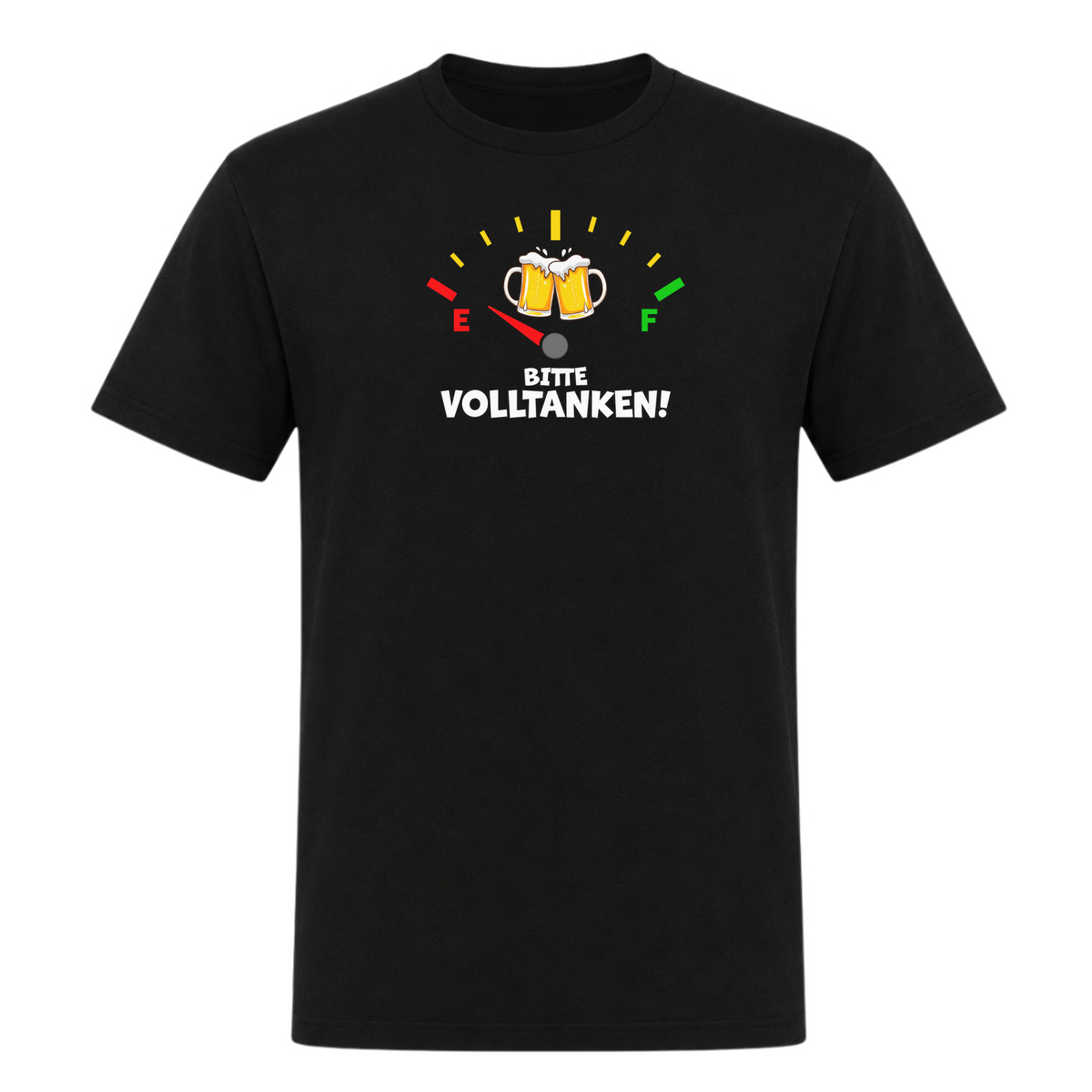 Premium Tank Top Bitte Volltanken! - Deep Black