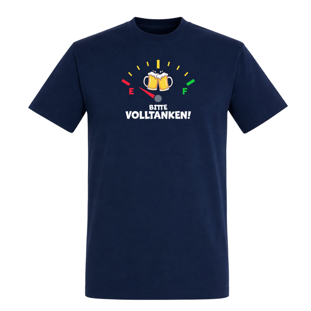 Premium Tank Top Bitte Volltanken! - French Navy