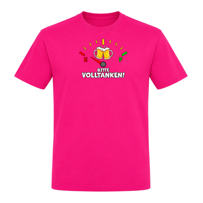 Premium Tank Top Bitte Volltanken! - Fuchsia