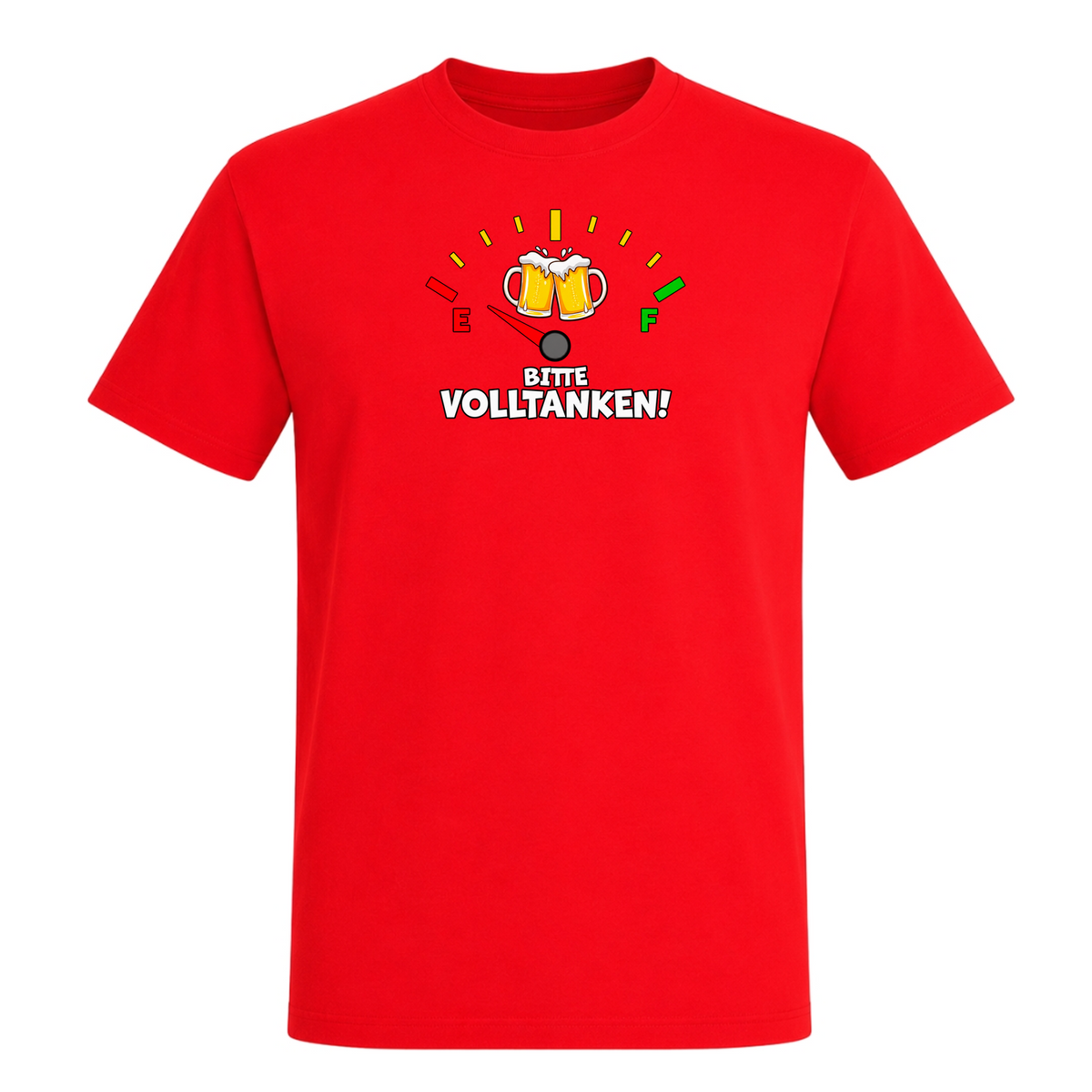 Premium Tank Top Bitte Volltanken! - Red