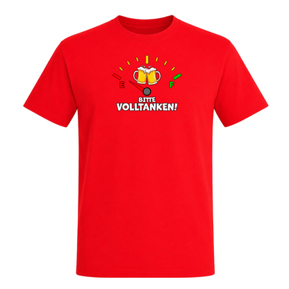 Premium Tank Top Bitte Volltanken! - Red