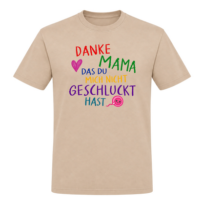 Unisex T-Shirt Danke Mama - Rope