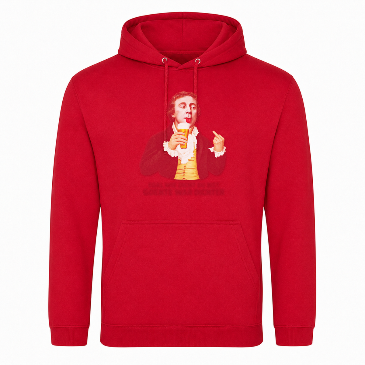 Unisex Hoodie Goehte war Dichter - rot