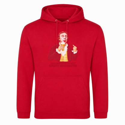 Unisex Hoodie Goehte war Dichter - rot
