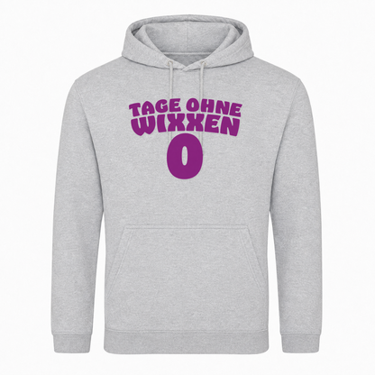 Unisex Hoodie Tage ohne Wixxen -  Heather Grey