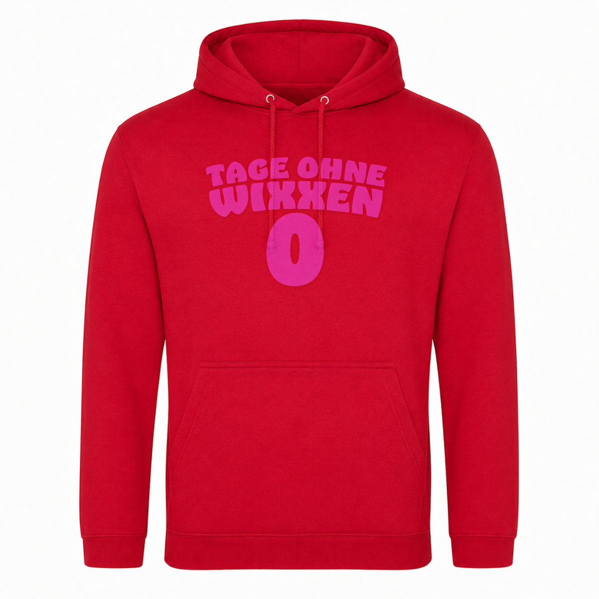 Unisex Hoodie Tage ohne Wixxen - rot