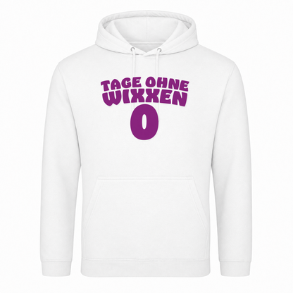 Unisex Hoodie Tage ohne Wixxen - Weiß