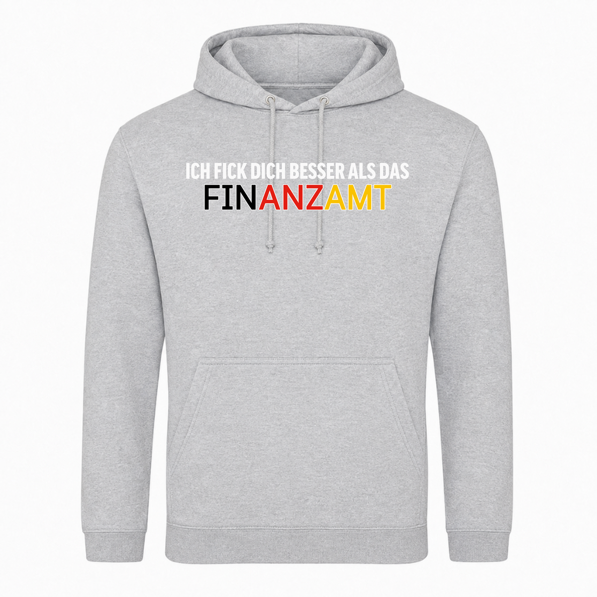 Unisex Hoodie Finanzamt -  Heather Grey