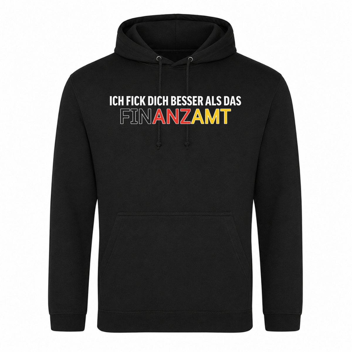 Unisex Hoodie Finanzamt - Schwarz