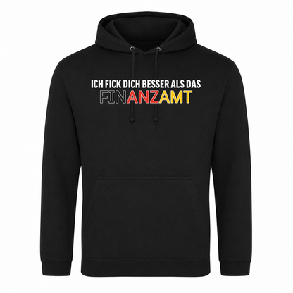 Unisex Hoodie Finanzamt - Schwarz