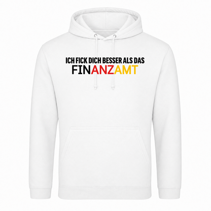 Unisex Hoodie Finanzamt - Weiß