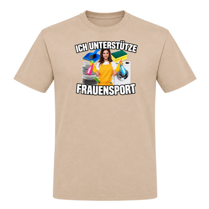 Unisex T-Shirt Ich unterstütze Frauensport - Rope