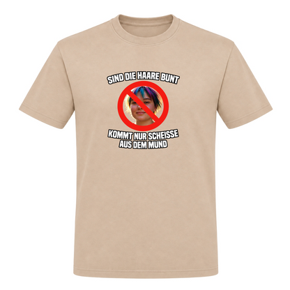 Unisex T-Shirt Sind die Haare Bunt... - Rope