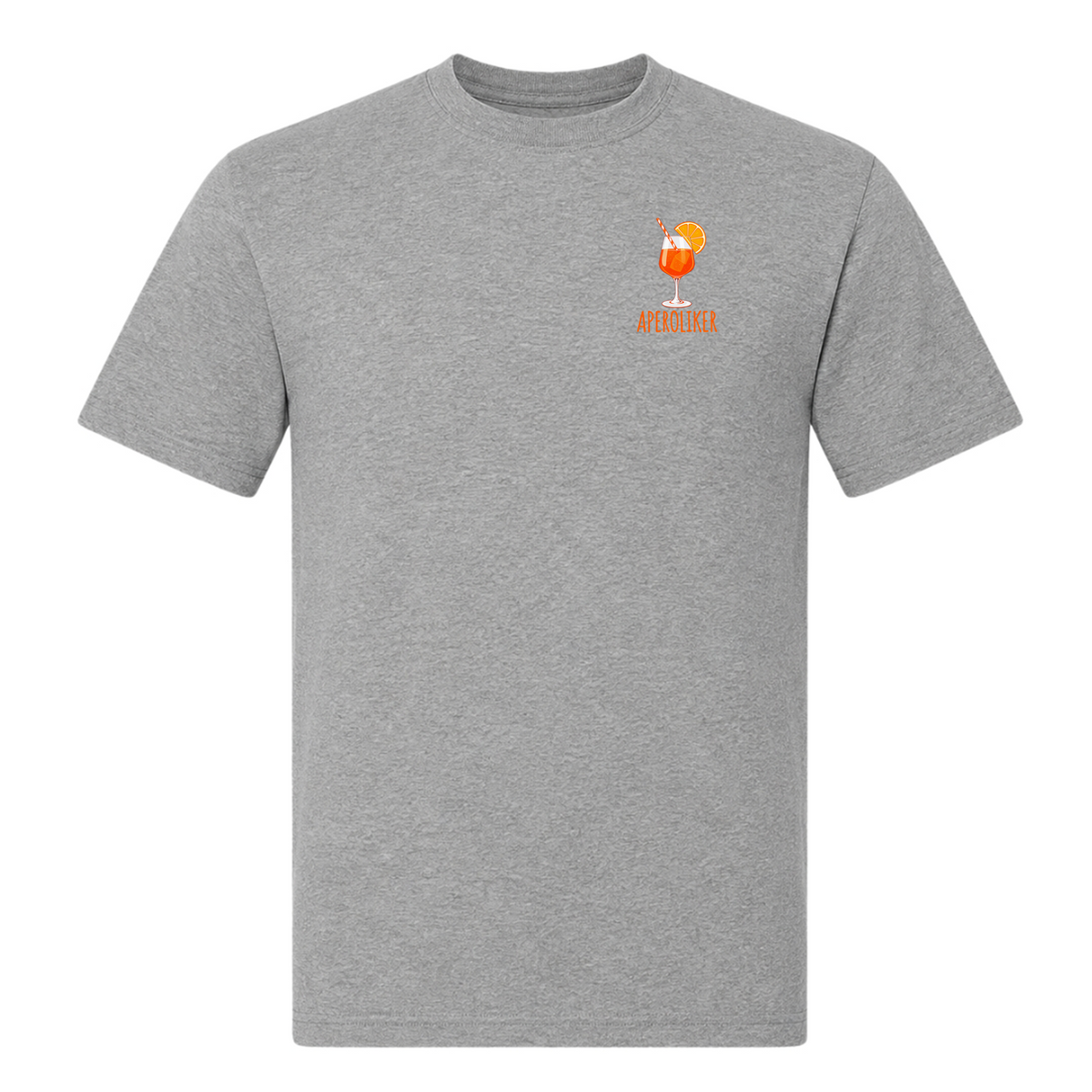 Unisex T-Shirt Aperoliker - Grey Melange
