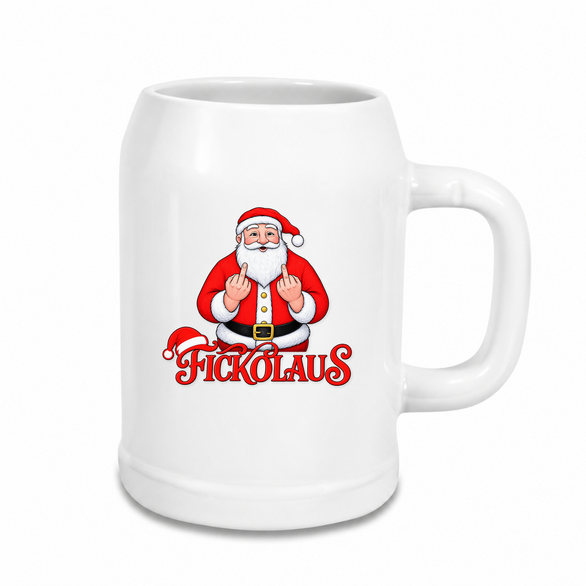 Fickolaus - Bierkrug - weiß