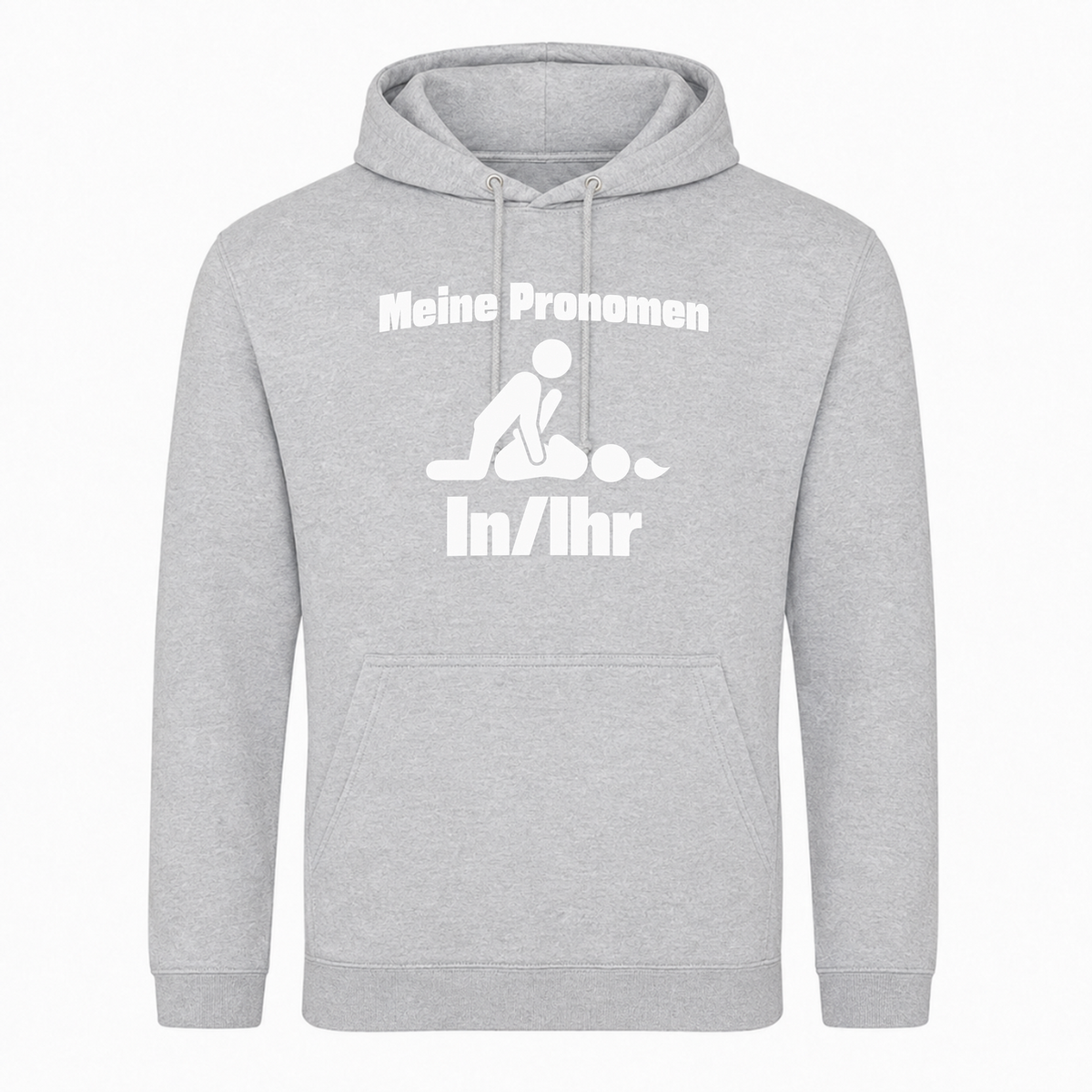 Unisex Hoodie Meine Pronomen -  Heather Grey