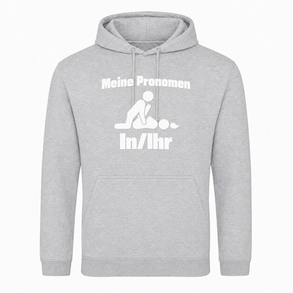 Unisex Hoodie Meine Pronomen -  Heather Grey