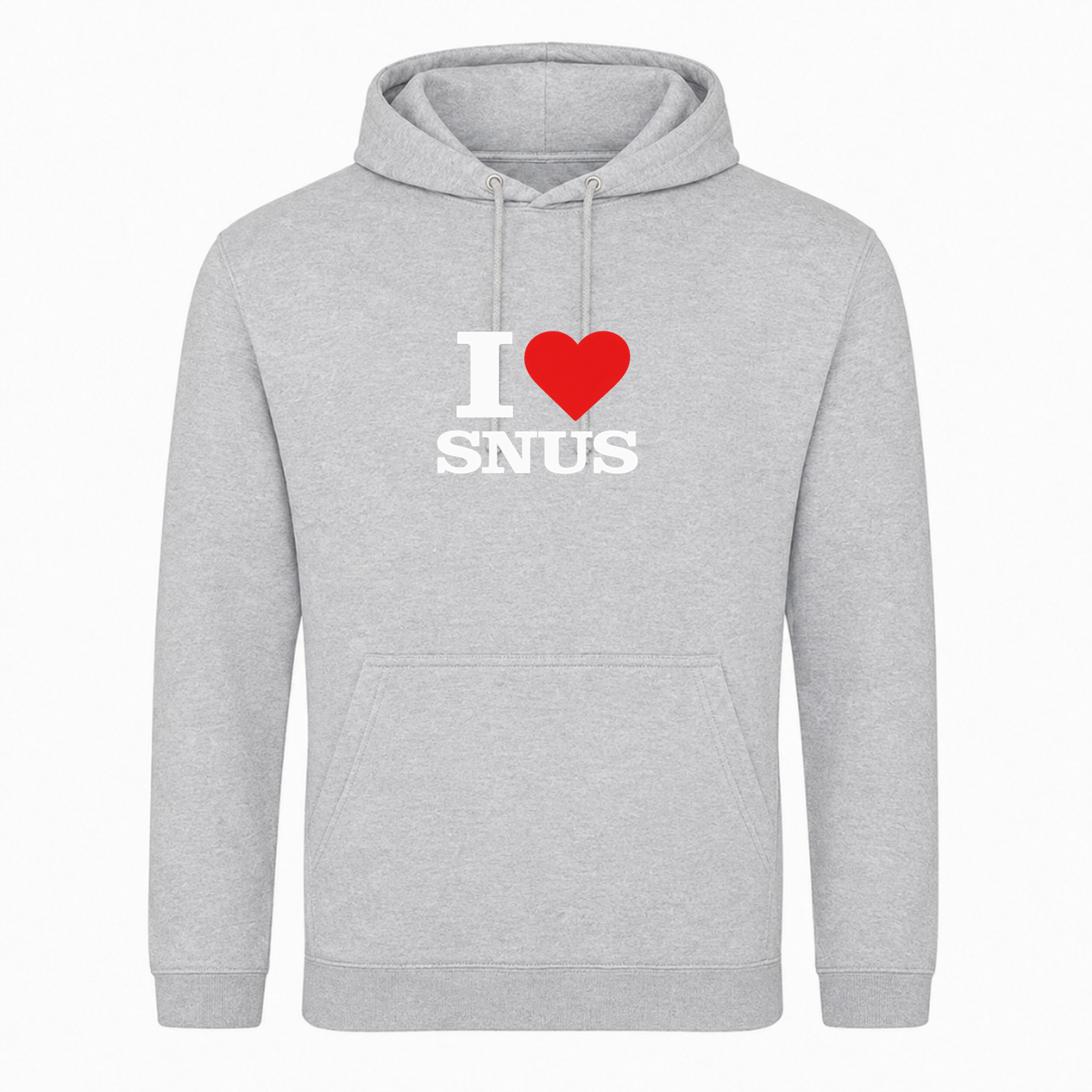 I ♥️  Snus Unisex Hoodie -  Heather Grey