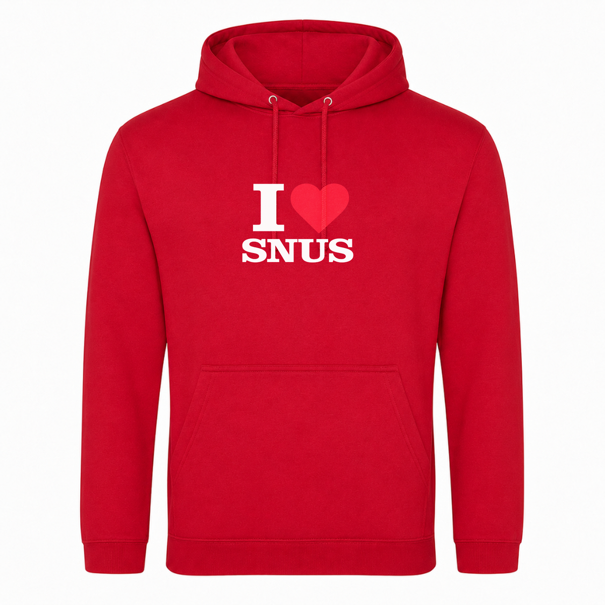 I ♥️  Snus Unisex Hoodie - rot